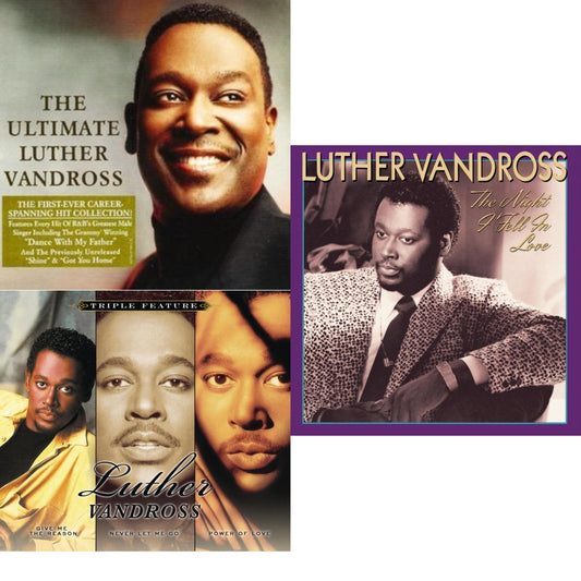 Luther Vandross - Best Of Luther Vandross & Give Me The Reason / Never Let Me Go / Power Of Love & Night I Fell In Love - CD Bundle