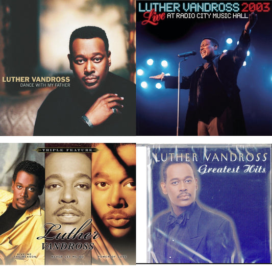 Luther Vandross - Greatest Hits & Live Radio City Music Hall 2003 & Dance With My Father & Give Me The Reason / Never Let Me Go / Power Of Love - CD Bundle