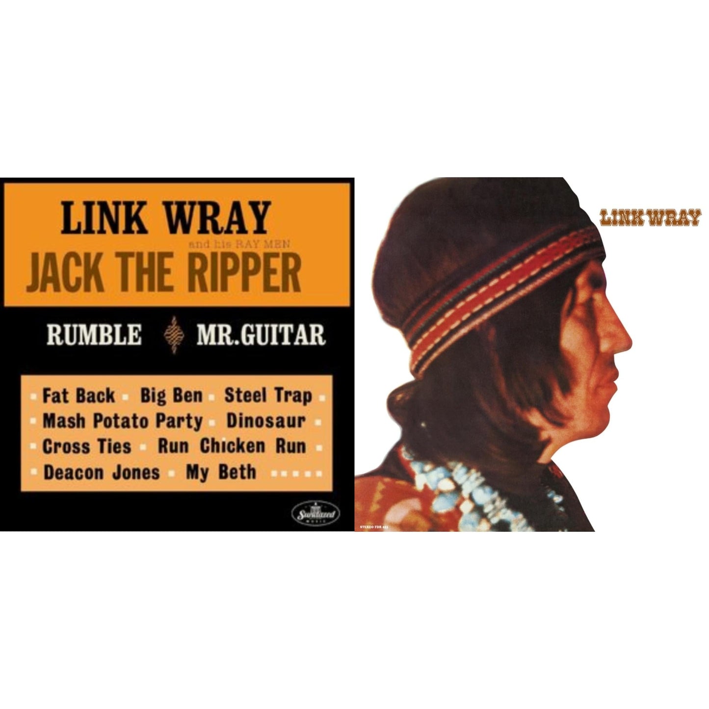 Link Wray - Jack The Ripper (Red LP Vinyl) & Link Wray (Reissue)