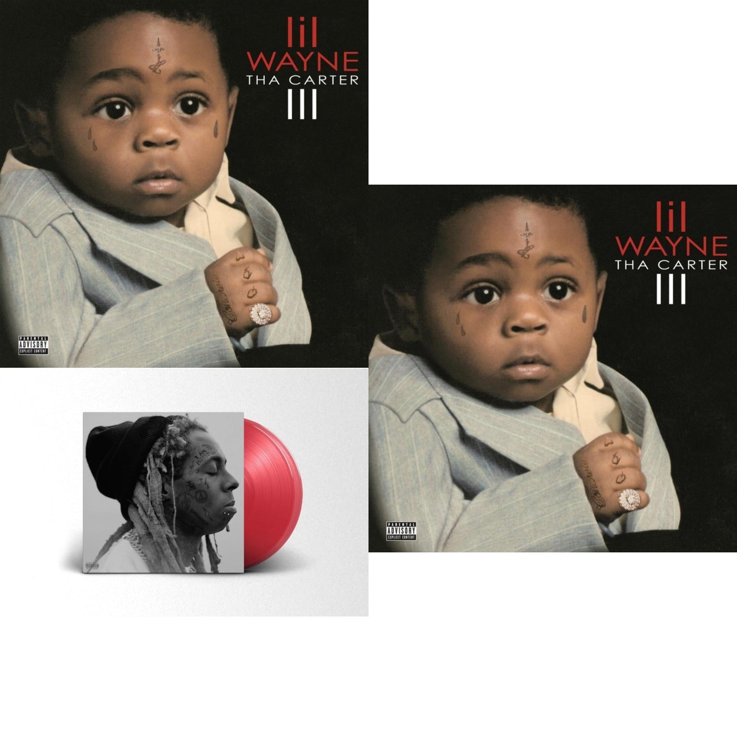 Lil Wayne - Tha Carter Iii (2LP) & I Am Music (X) (2LP) & Tha Carter 3