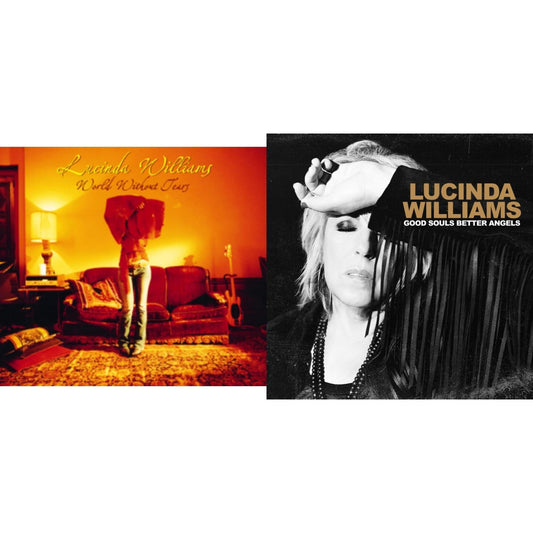 Lucinda Williams - Without Tears & Good Souls Better Angels - LP Vinyl Bundle