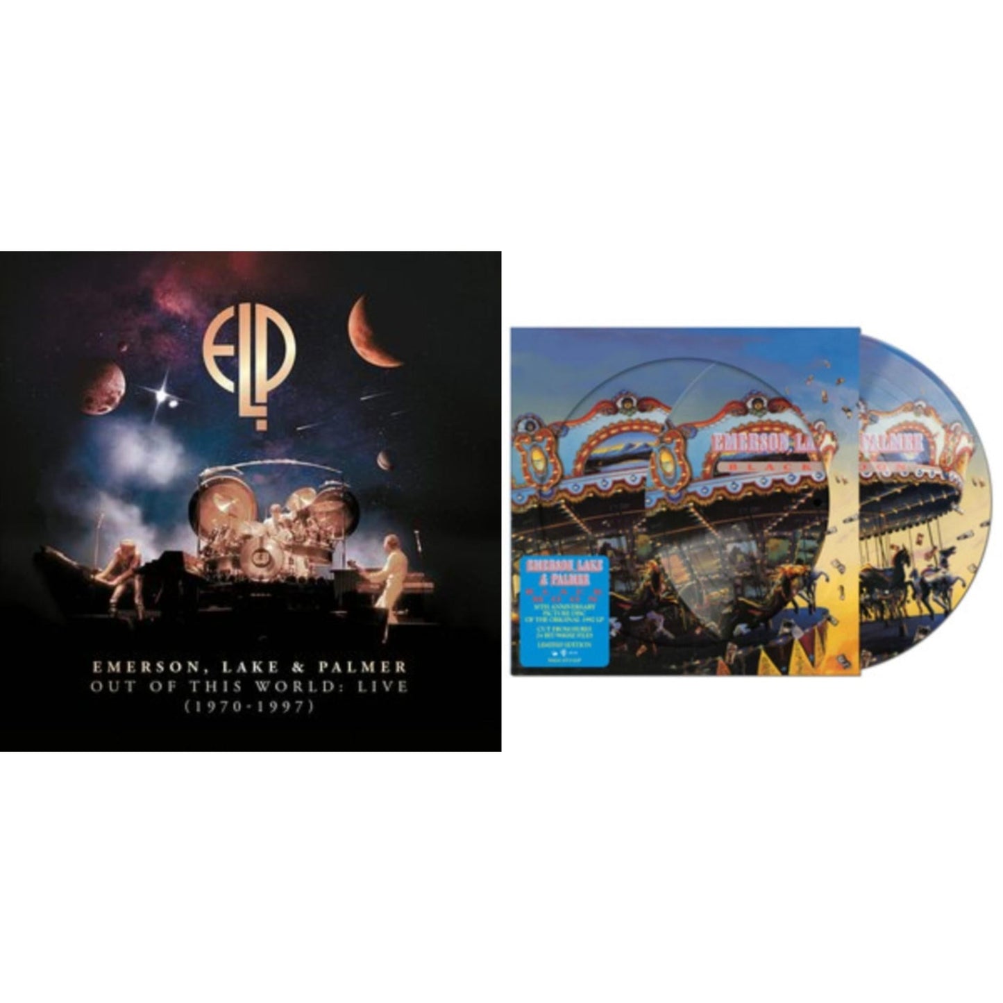 Lake & Palmer Emerson - Out Of This World: Live (1970-1997) (10LP) & Black Moon