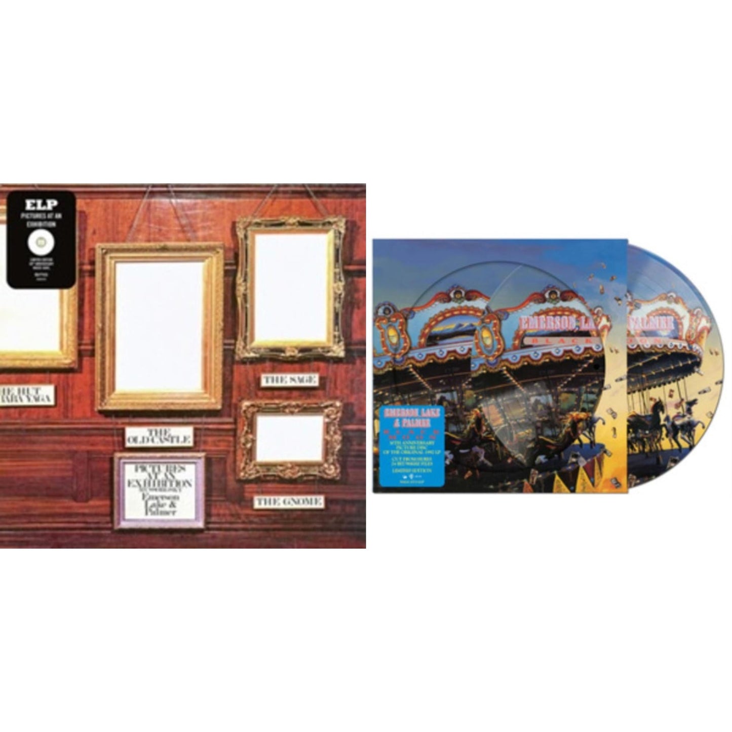 Lake & Palmer Emerson - Pictures At An Exhibition (White LP Vinyl) & Black Moon