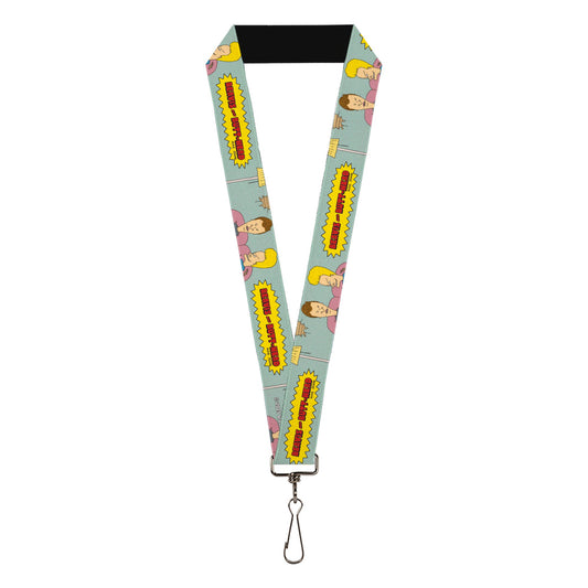 Beavis and Butthead Couch Pose Lanyard