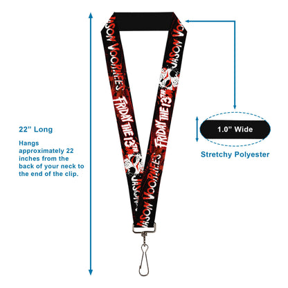 Friday The 13th Jason Voorhees Mask Lanyard
