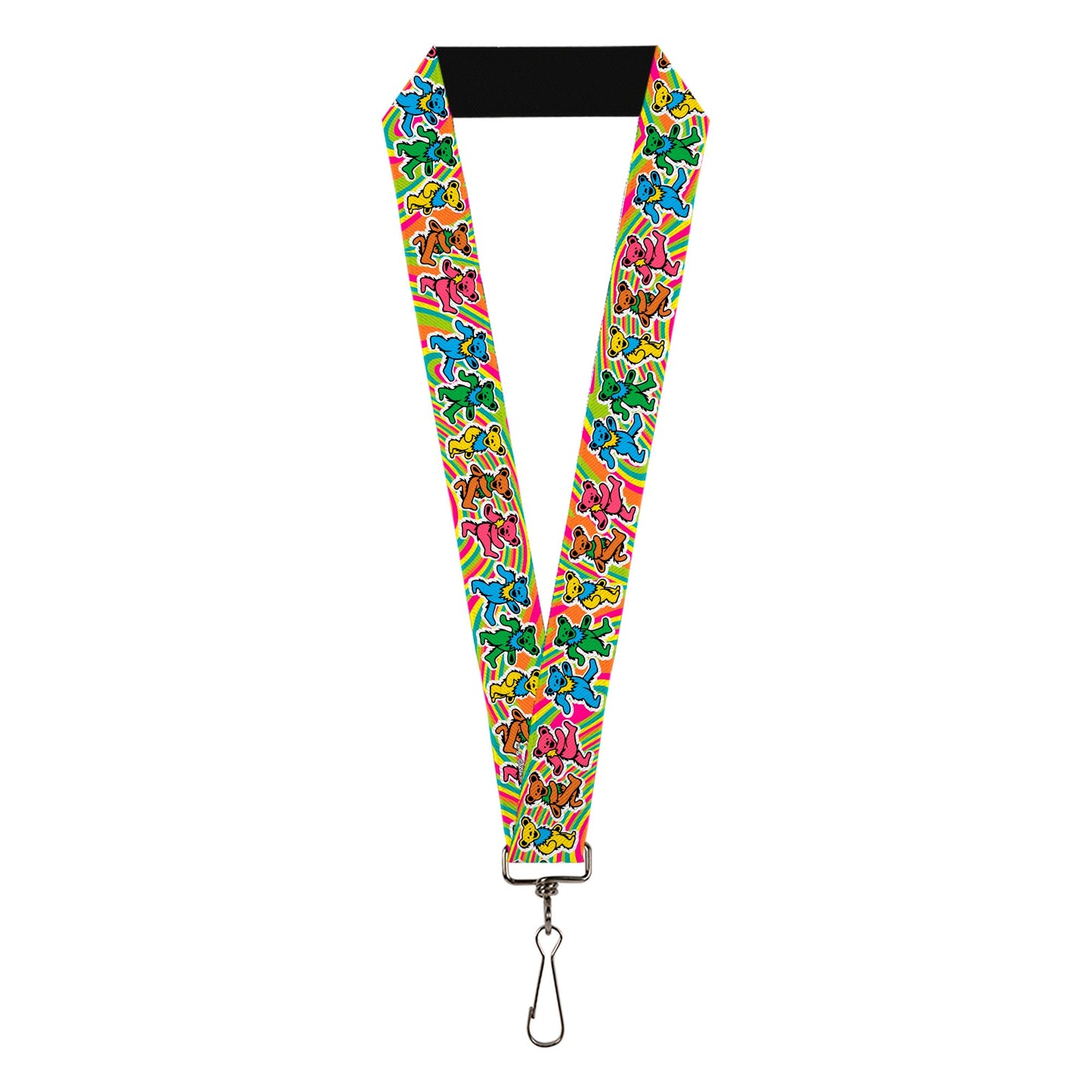 Grateful Dead Dancing Bears Swirl Lanyard