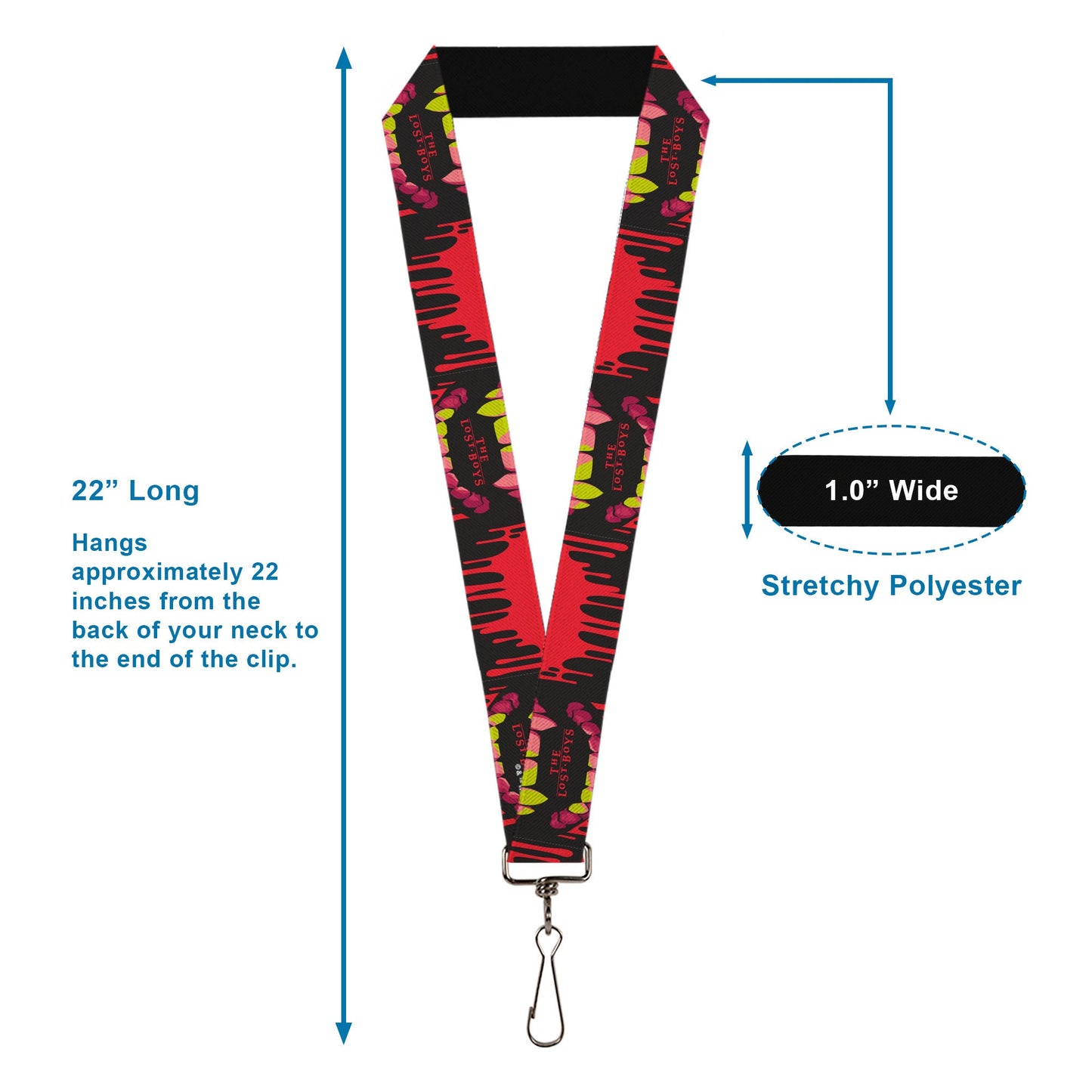 The Lost Boys Teeth Fangs Lanyard