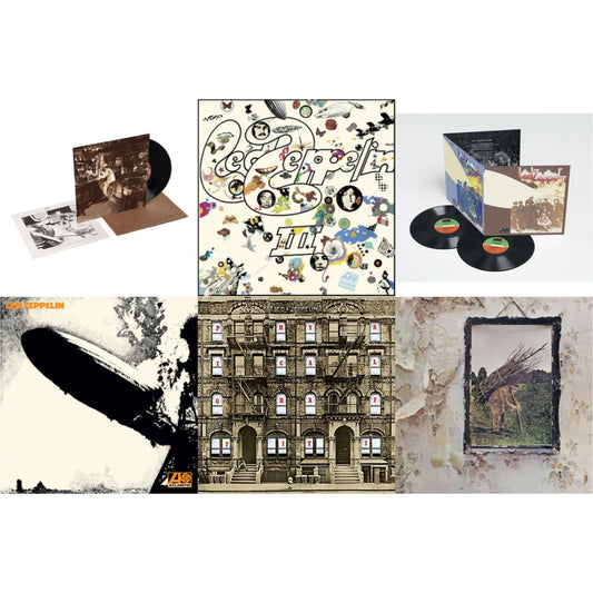 Led Zeppelin - Led Zeppelin Ii (Deluxe Remastered/2LP/180) & In Through The Out Door & Led Zeppelin Iii (Remastered Original/180G) & Led Zeppelin Iv & Physical Graffiti (2015 Remaster) & Led Zeppelin I (180G/Remastered)