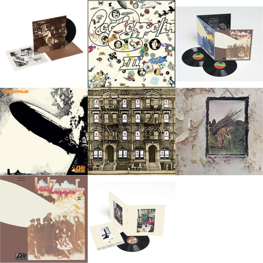 Led Zeppelin - Led Zeppelin Ii (Deluxe Remastered/2LP/180) & In Through The Out Door & Led Zeppelin Iii (Remastered Original/180G) & Led Zeppelin Iv & Physical Graffiti (2015 Remaster) & Presence & Led Zeppelin Ii (180G/Remastered) & Led Zeppelin I