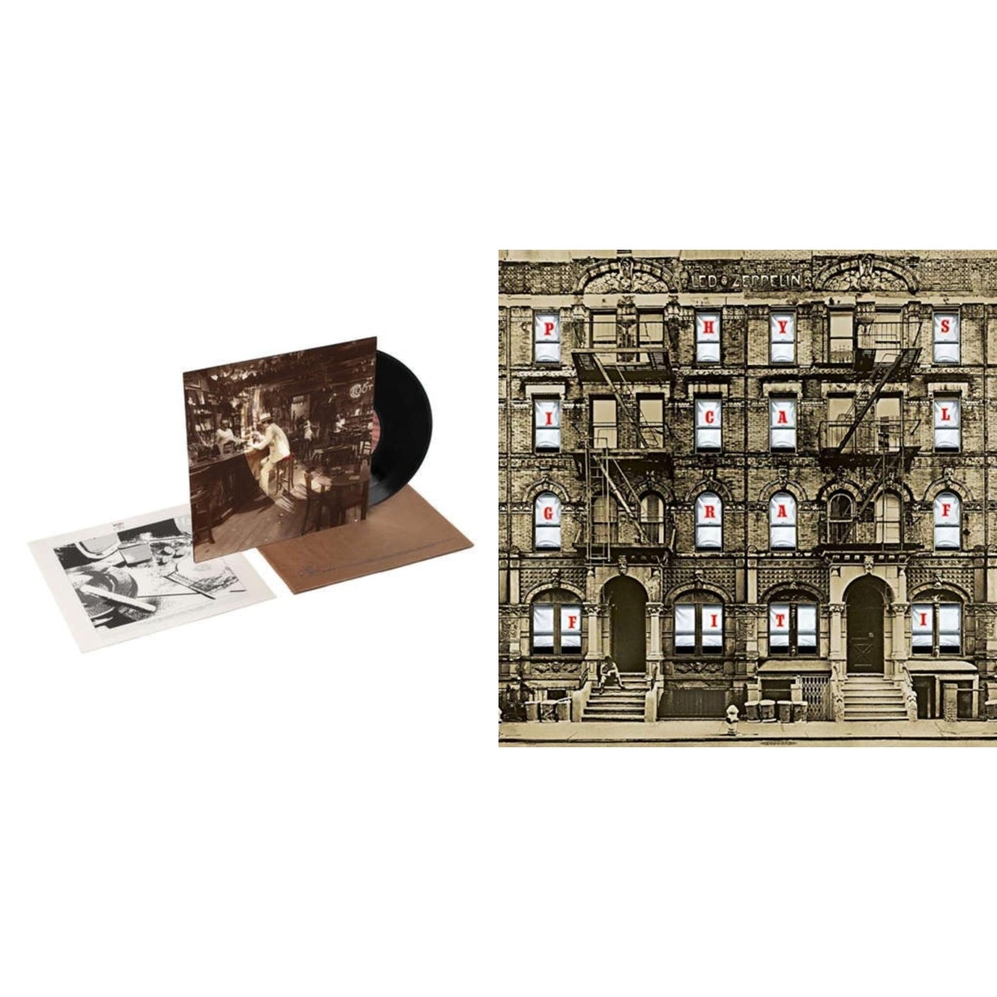 Led Zeppelin - In Through The Out Door & Physical Graffiti (2015 Remaster) - LP Vinyl Bundle