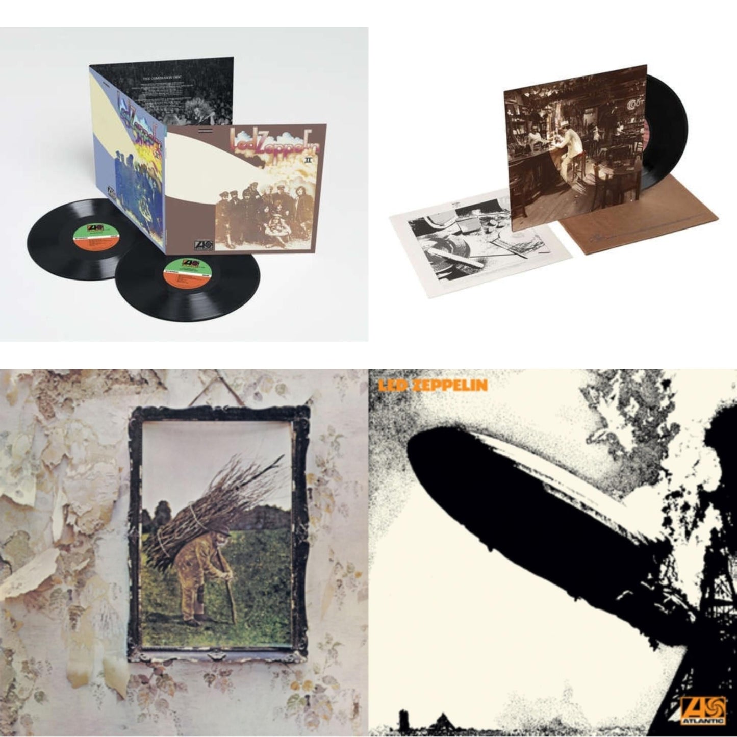 Led Zeppelin - Led Zeppelin Ii (Deluxe Remastered/2LP/180) & In Through The Out Door & Led Zeppelin Iv & Led Zeppelin I (180G/Remastered)