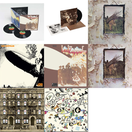 Led Zeppelin - Led Zeppelin Ii (Deluxe Remastered/2LP/180) & In Through The Out Door & Led Zeppelin Iii (Remastered Original/180G) & Led Zeppelin Iv & Physical Graffiti (2015 Remaster) & Led Zeppelin Ii (180G/Remastered) & Led Zeppelin I