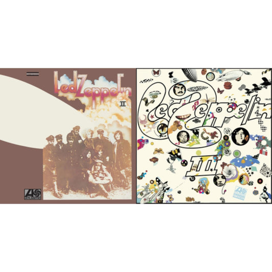 Led Zeppelin - Led Zeppelin Iii (Remastered Original/180G) & Led Zeppelin Ii (180G/Remastered) - LP Vinyl Bundle