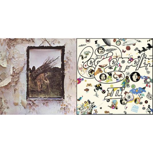Led Zeppelin - Led Zeppelin Iii (Remastered Original/180G) & Led Zeppelin Iv (Clear LP Vinyl/180G) (Atl75)