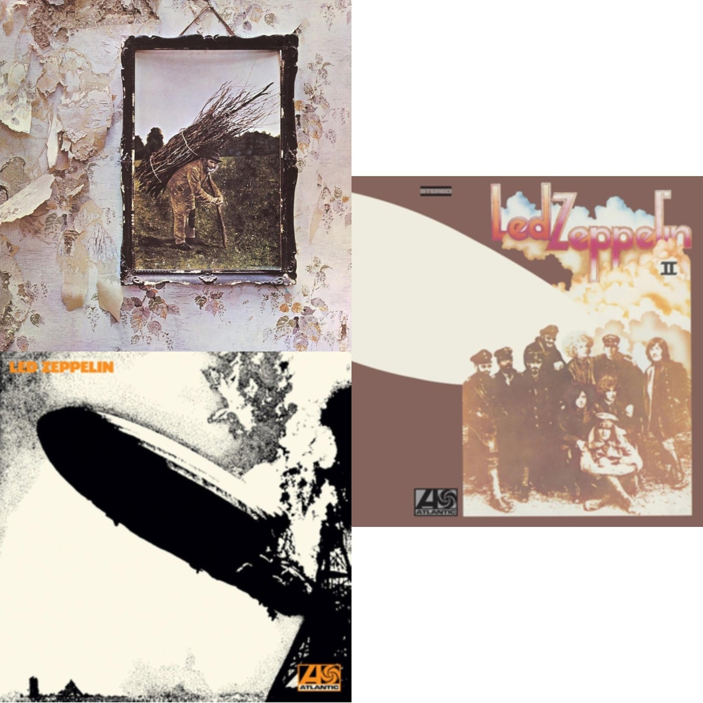 Led Zeppelin - Led Zeppelin Ii (180G/Remastered) & Led Zeppelin I (180G/Remastered) & Led Zeppelin Iv (Clear LP Vinyl/180G) (Atl75)