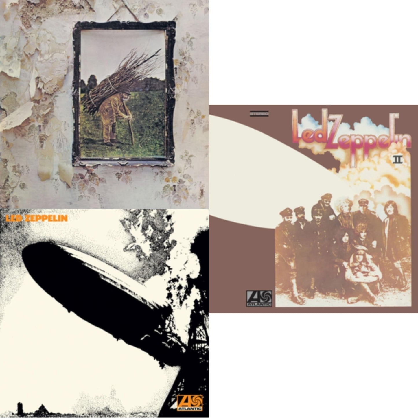 Led Zeppelin - Led Zeppelin Iv & Led Zeppelin Ii (180G/Remastered) & Led Zeppelin I (180G/Remastered) - LP Vinyl Bundle