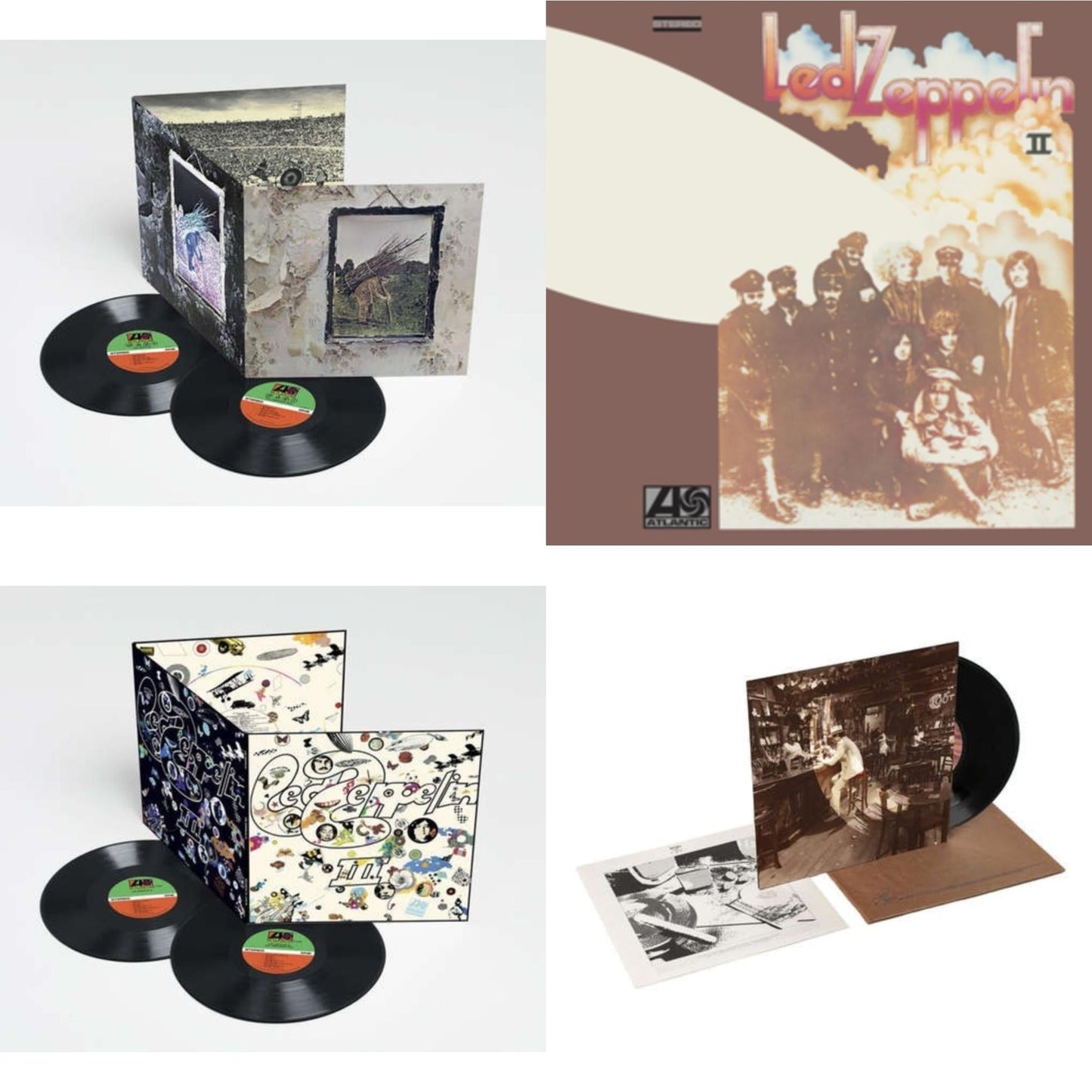 Led Zeppelin - Led Zeppelin Iv (Deluxe Remastered/2LP/180G) & Led Zeppelin Iii (2LP/180G) & In Through The Out Door & Led Zeppelin Ii (180G/Remastered)