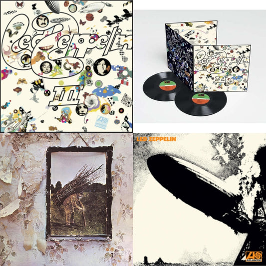 Led Zeppelin - Led Zeppelin Iii (2LP/180G) & Led Zeppelin Iii (Remastered Original/180G) & Led Zeppelin I (180G/Remastered) & Led Zeppelin Iv (Clear LP Vinyl/180G) (Atl75)