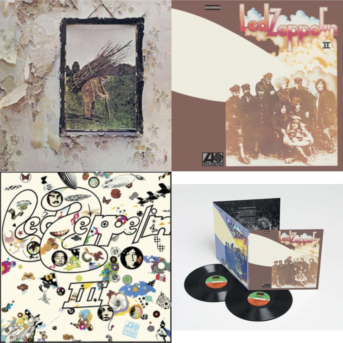 Led Zeppelin - Led Zeppelin Ii (Deluxe Remastered/2LP/180) & Led Zeppelin Iii (Remastered Original/180G) & Led Zeppelin Iv & Led Zeppelin Ii (180G/Remastered)