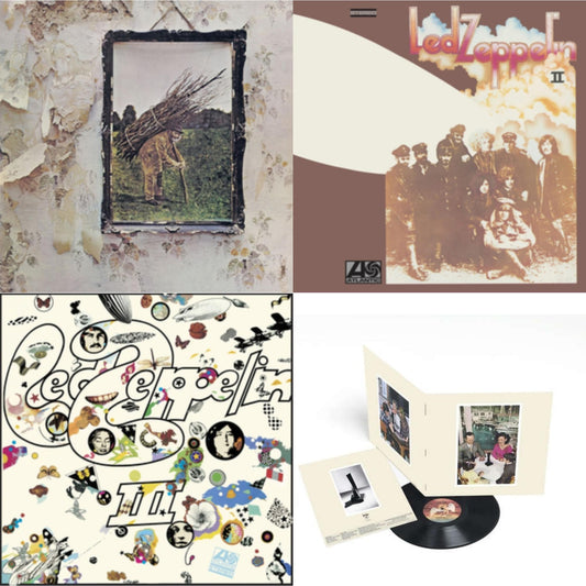 Led Zeppelin - Led Zeppelin Iii (Remastered Original/180G) & Led Zeppelin Iv & Presence & Led Zeppelin Ii (180G/Remastered) - LP Vinyl Bundle