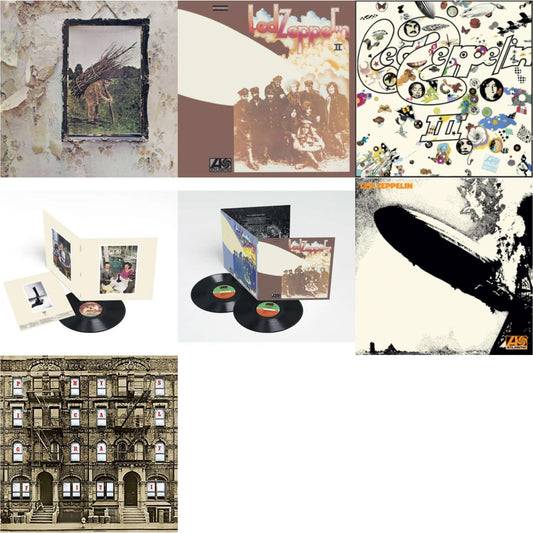 Led Zeppelin - Led Zeppelin Ii (Deluxe Remastered/2LP/180) & Led Zeppelin Iii (Remastered Original/180G) & Led Zeppelin Iv & Physical Graffiti (2015 Remaster) & Presence & Led Zeppelin Ii (180G/Remastered) & Led Zeppelin I (180G/Remastered)
