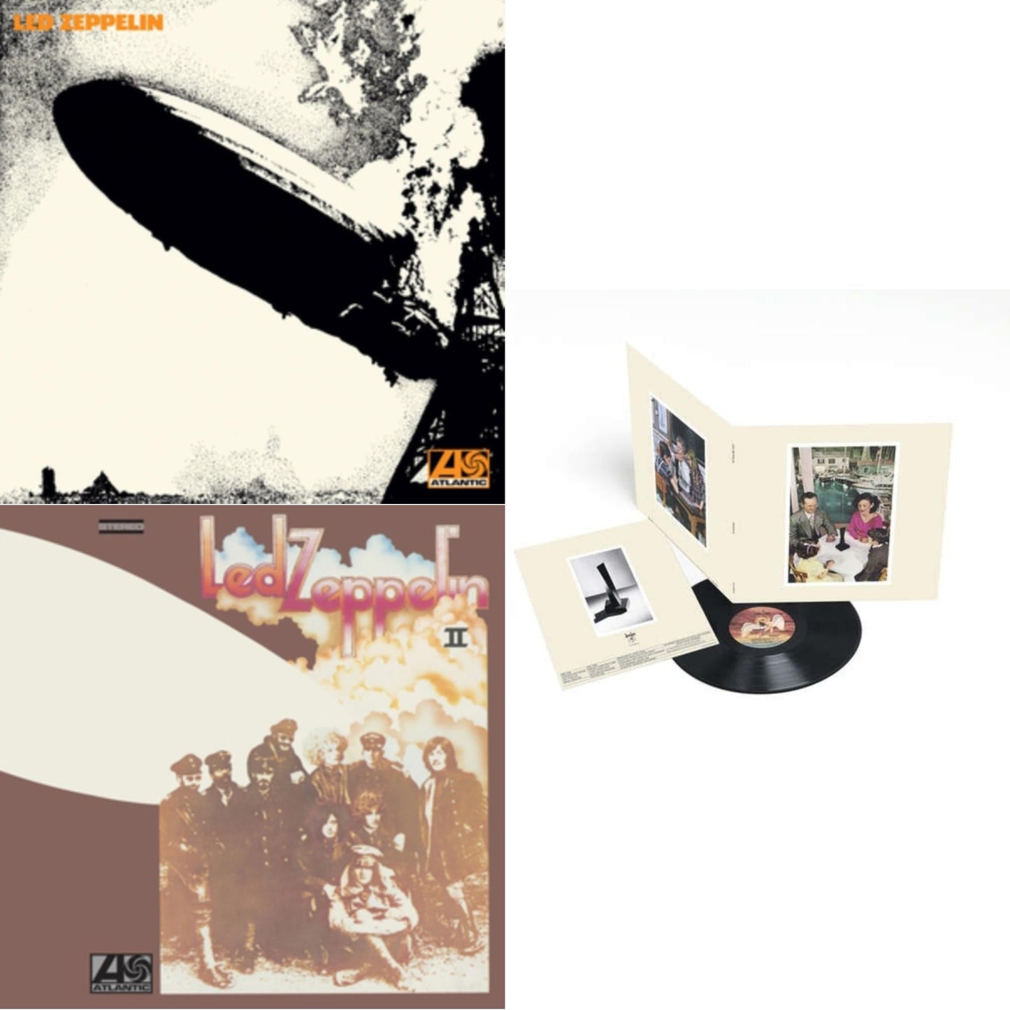 Led Zeppelin - Presence & Led Zeppelin Ii (180G/Remastered) & Led Zeppelin I (180G/Remastered) - LP Vinyl Bundle
