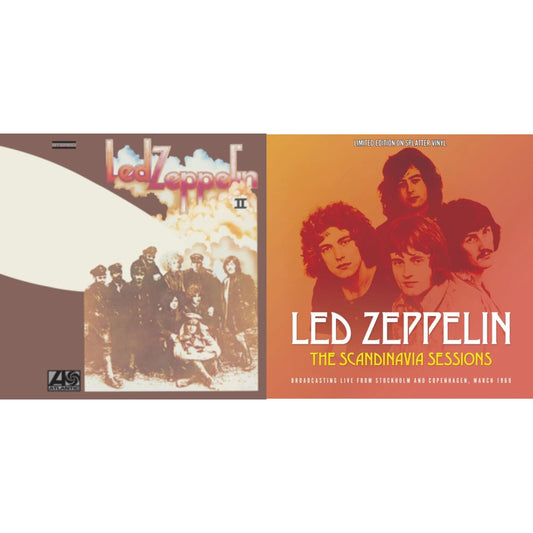 Led Zeppelin - Led Zeppelin Ii (180G/Remastered) & Scandinavia Sessions (Splatter LP Vinyl)