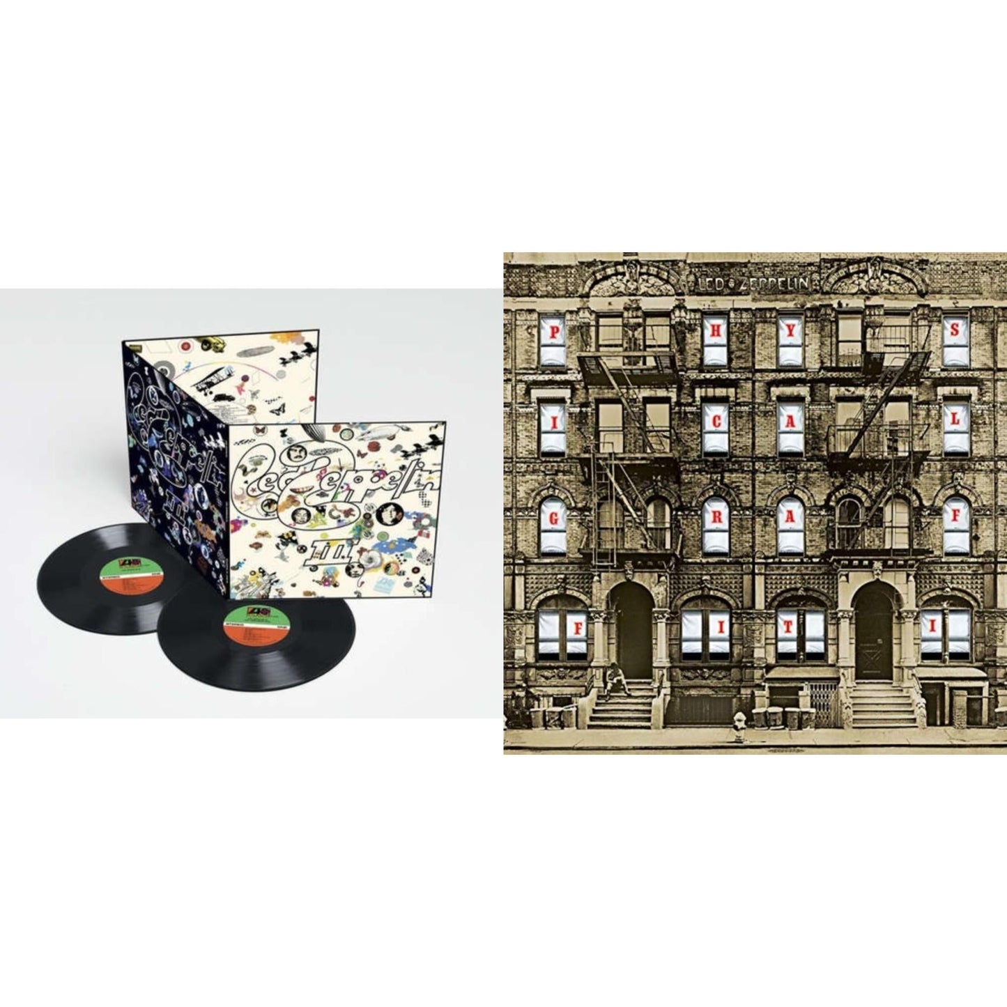 Led Zeppelin - Led Zeppelin Iii (2LP/180G) & Physical Graffiti (2015 Remaster)