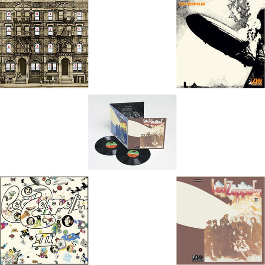 Led Zeppelin - Led Zeppelin Ii (Deluxe Remastered/2LP/180) & Led Zeppelin Iii (Remastered Original/180G) & Physical Graffiti (2015 Remaster) & Led Zeppelin Ii (180G/Remastered) & Led Zeppelin I (180G/Remastered)