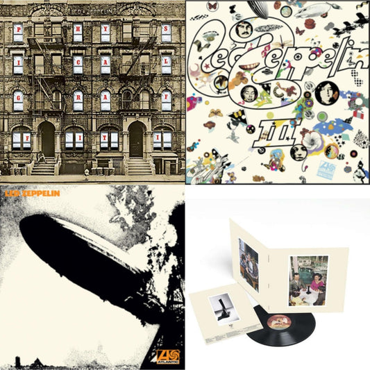 Led Zeppelin - Led Zeppelin Iii (Remastered Original/180G) & Physical Graffiti (2015 Remaster) & Presence & Led Zeppelin I (180G/Remastered) - LP Vinyl Bundle