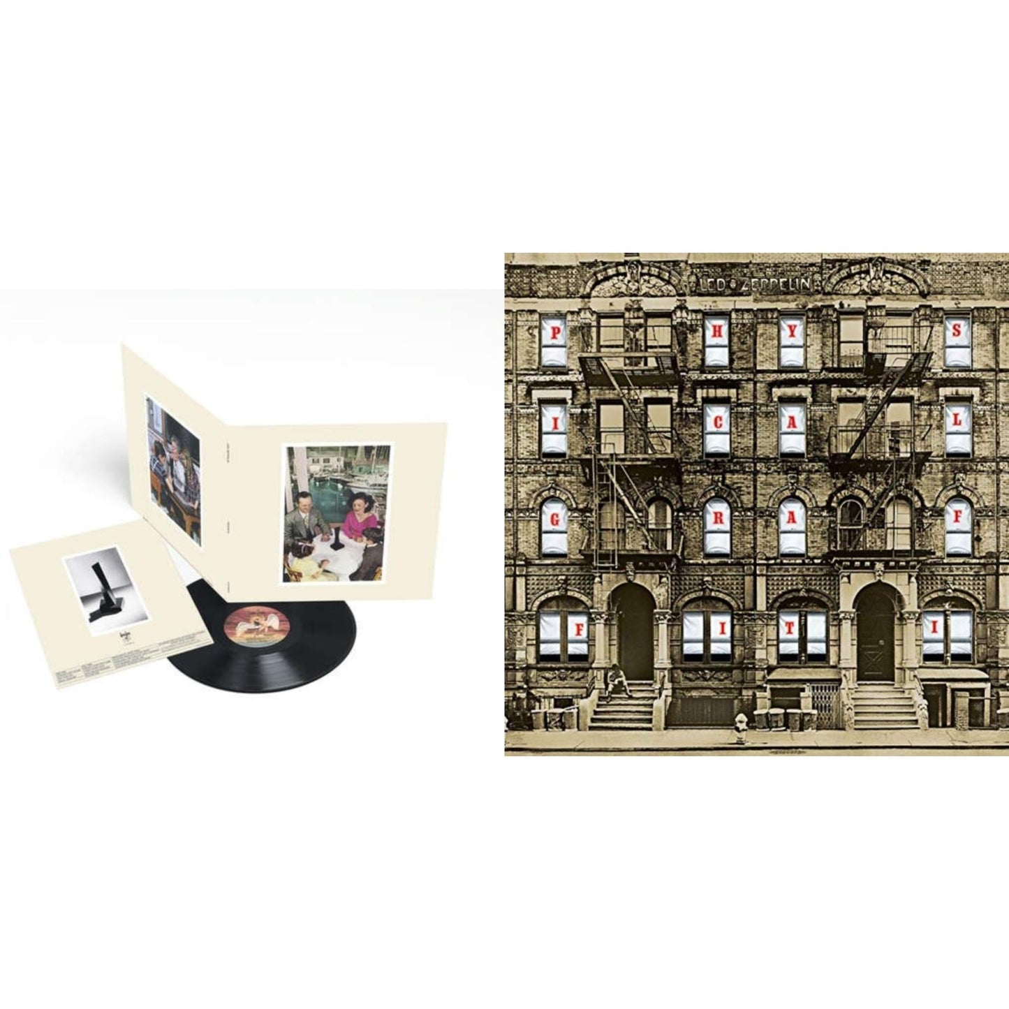 Led Zeppelin - Presence & Physical Graffiti (2015 Remaster) - LP Vinyl Bundle