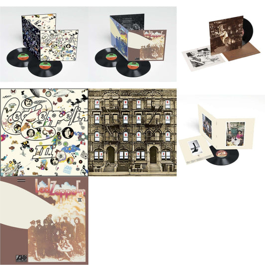 Led Zeppelin - Led Zeppelin Iii (2LP/180G) & Led Zeppelin Ii (Deluxe Remastered/2LP/180) & In Through The Out Door & Led Zeppelin Iii (Remastered Original/180G) & Physical Graffiti (2015 Remaster) & Presence & Led Zeppelin Ii (180G/Remastered)