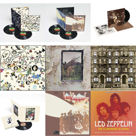 Led Zeppelin - Led Zeppelin Iii (2LP/180G) & Led Zeppelin Ii (Deluxe Remastered/2LP/180) & In Through The Out Door & Led Zeppelin Iii (Remastered Original/180G) & Led Zeppelin Iv & Physical Graffiti (2015 Remaster) & Presence & Led Zeppelin Ii