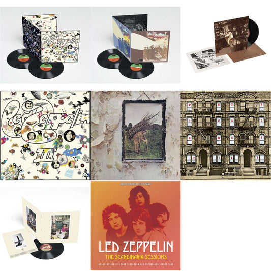 Led Zeppelin - Led Zeppelin Iii (2LP/180G) & Led Zeppelin Ii (Deluxe Remastered/2LP/180) & In Through The Out Door & Led Zeppelin Iii (Remastered Original/180G) & Led Zeppelin Iv & Physical Graffiti (2015 Remaster) & Presence & Scandinavia Sessions