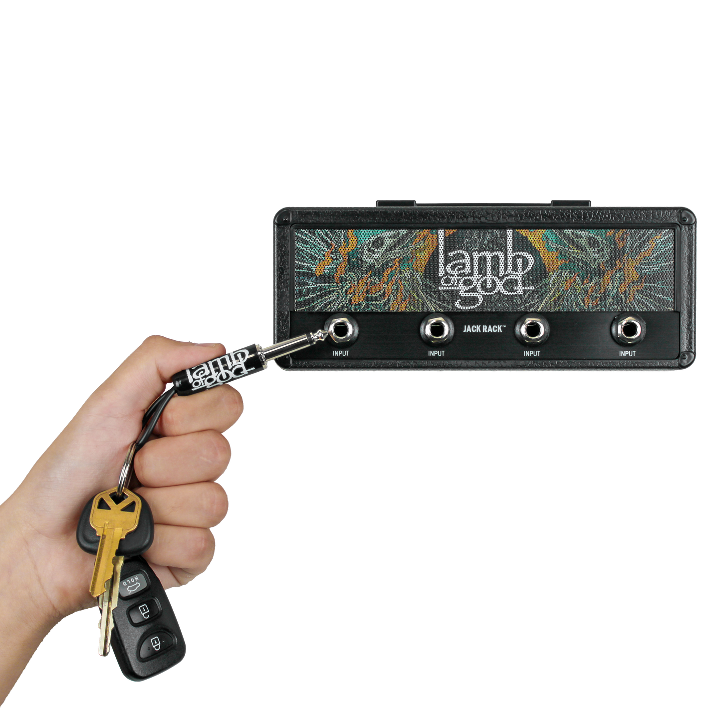 Lamb of God Magnetic Jack Rack® Pluginz Keychains