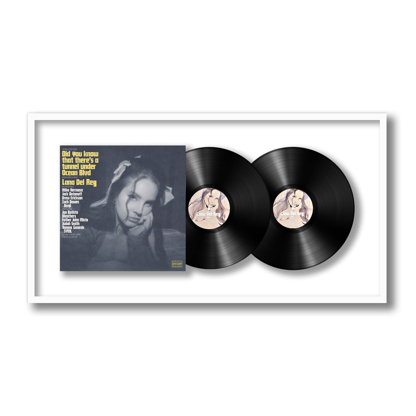 Lana Del Ray Did you know that there's a tunnel underneath Ocean Blvd Framed Vinyl Record