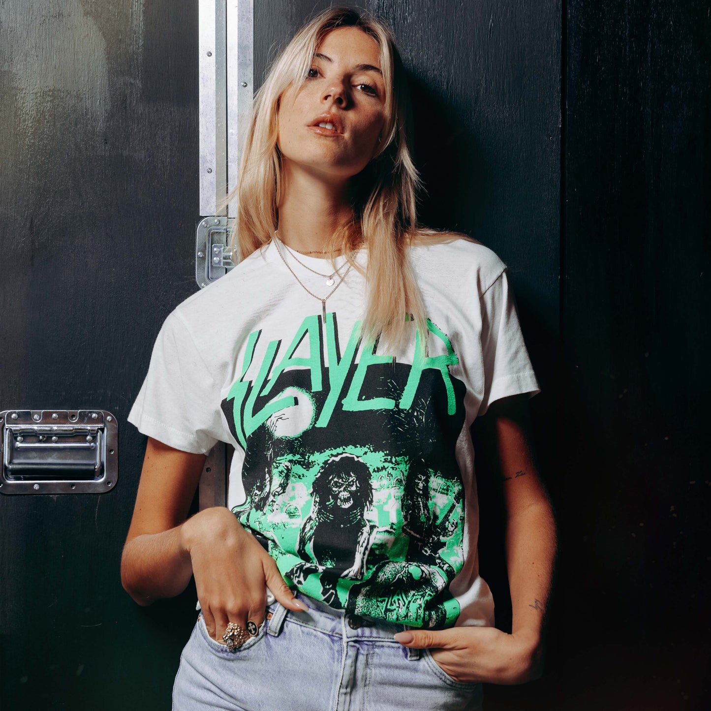 Slayer Undead Mens T Shirt White Officially Licensed