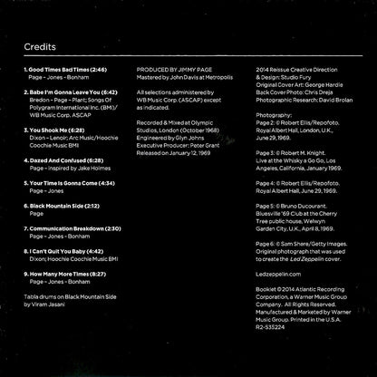 Led Zeppelin – Led Zeppelin I Remastered Original Album Music CD