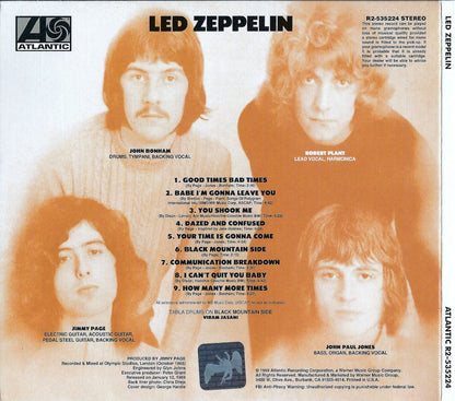 Led Zeppelin – Led Zeppelin I Remastered Original Album Music CD