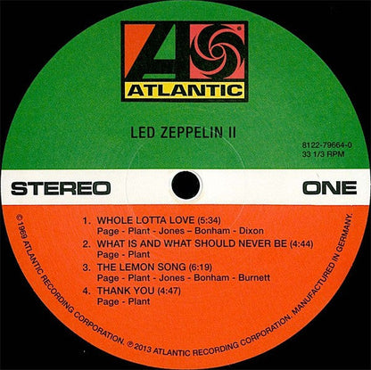 Led Zeppelin – Led Zeppelin II: Remastered Original Album (LP Vinyl) Vinyl Record
