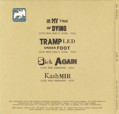 Led Zeppelin – Live E.P. Music CD