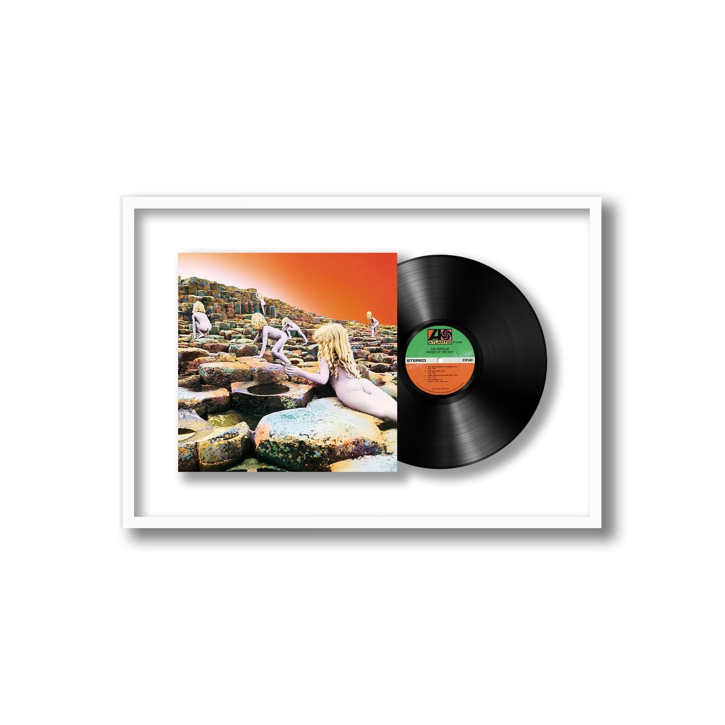 Led Zeppelin Houses of the Holy Framed Vinyl Record