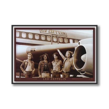 Led Zeppelin The Starship Framed Poster