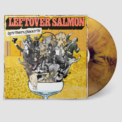 Leftover Salmon – Let's Party About It - (Deep Yellow / Purple Twisted LP Vinyl) Vinyl Record