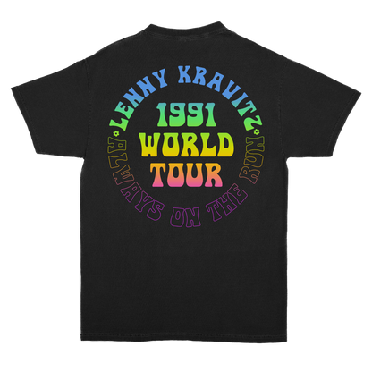 Lenny Kravitz On The Run Mens T Shirt Black Officially Licensed
