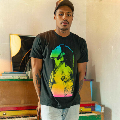 Lenny Kravitz On The Run Mens T Shirt Black Officially Licensed