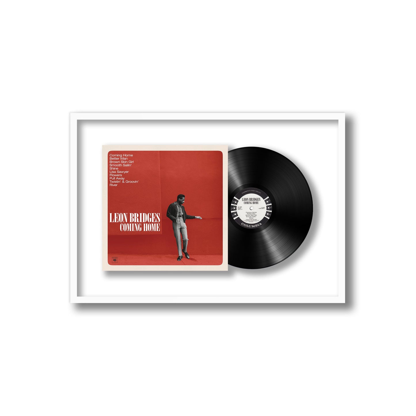 Leon Bridges Coming Home Framed Vinyl Record