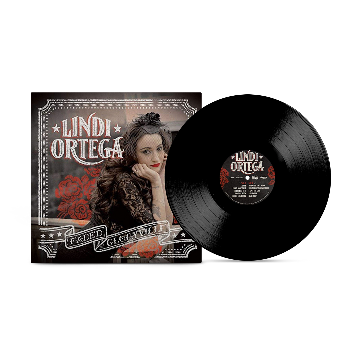 Lindi Ortega - Faded Gloryville Black Vinyl LP Vinyl Record