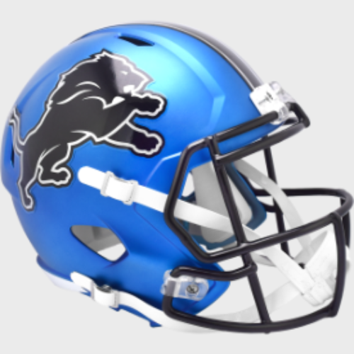 Detroit Lions Full Size Speed Replica Football Helmet 2024 On-Field Alternate - NFL