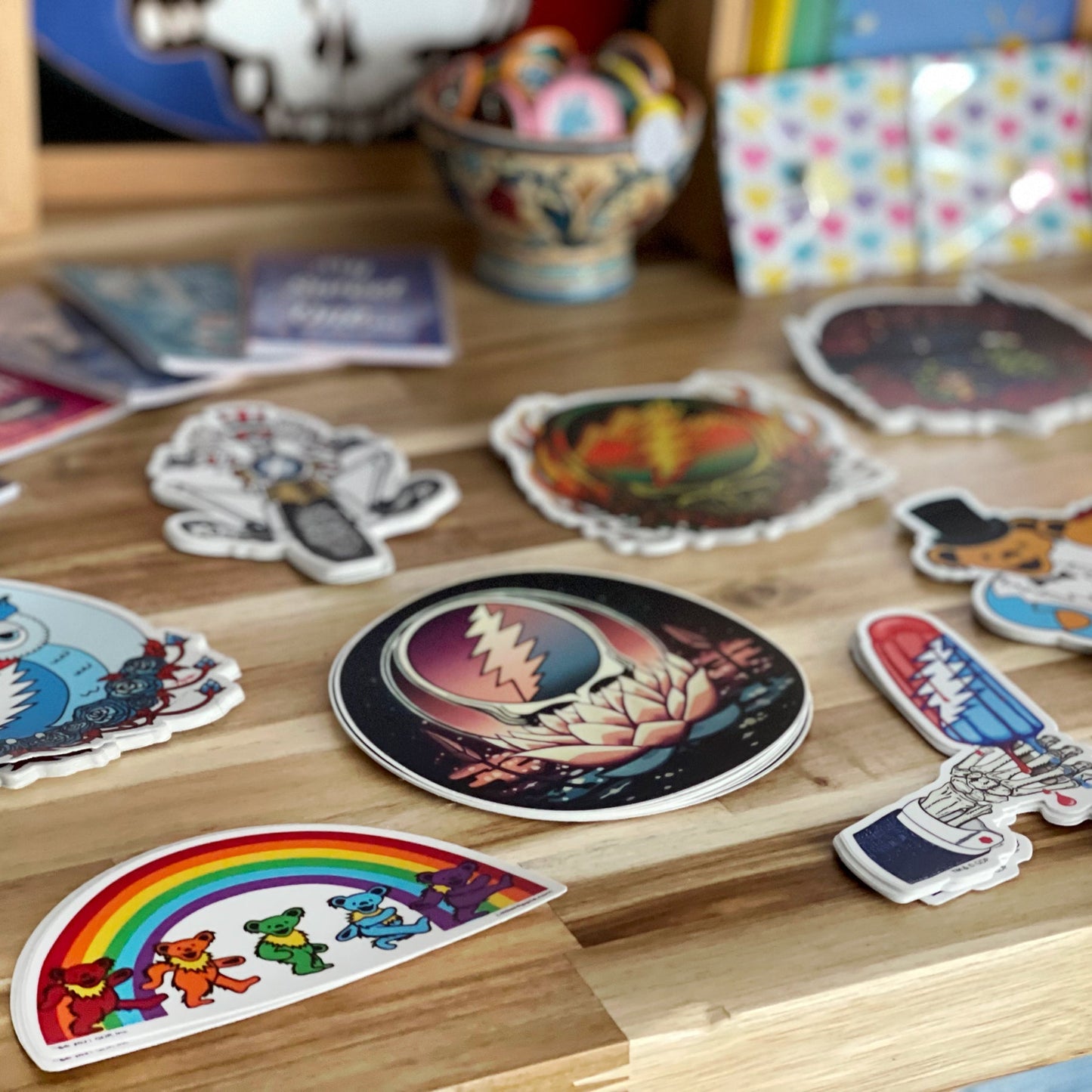 Grateful Dead Rocket Pop Sticker